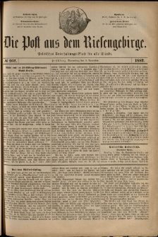 Die Post aus dem Riesengebirge, 1882, nr 262
