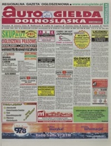 Auto Giełda Dolnośląska : regionalna gazeta ogłoszeniowa, 2009, nr 16 (1853) [9.02]