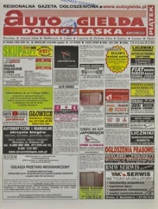 Auto Giełda Dolnośląska : regionalna gazeta ogłoszeniowa, 2009, nr 18 (1855) [13.02]