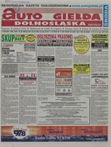 Auto Giełda Dolnośląska : regionalna gazeta ogłoszeniowa, 2009, nr 23 (1860) [25.02]