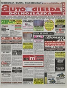 Auto Giełda Dolnośląska : regionalna gazeta ogłoszeniowa, 2009, nr 33 (1870) [20.03]