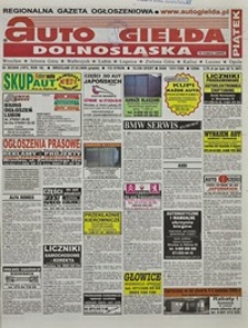 Auto Giełda Dolnośląska : regionalna gazeta ogłoszeniowa, 2009, nr 36 (1873) [27.03]