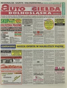Auto Giełda Dolnośląska : regionalna gazeta ogłoszeniowa, 2009, nr 37 (1874) [30.03]