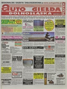 Auto Giełda Dolnośląska : regionalna gazeta ogłoszeniowa, 2009, nr 39 (1876) [3.04]
