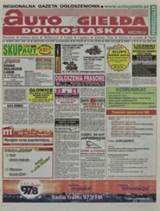 Auto Giełda Dolnośląska : regionalna gazeta ogłoszeniowa, 2009, nr 40 (1877) [6.04]
