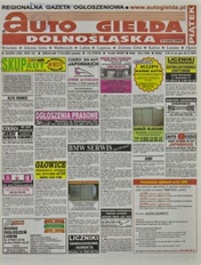 Auto Giełda Dolnośląska : regionalna gazeta ogłoszeniowa, 2009, nr 44 (1881) [17.04]