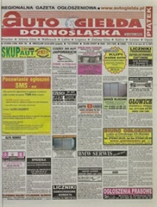 Auto Giełda Dolnośląska : regionalna gazeta ogłoszeniowa, 2009, nr 47 (1884) [24.04]