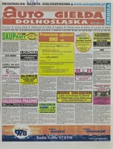 Auto Giełda Dolnośląska : regionalna gazeta ogłoszeniowa, 2009, nr 49 (1886) [29.04]
