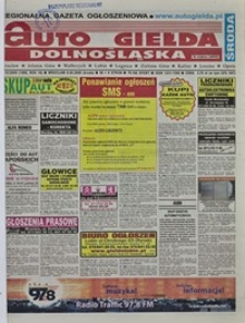 Auto Giełda Dolnośląska : regionalna gazeta ogłoszeniowa, 2009, nr 51 (1888) [6.05]