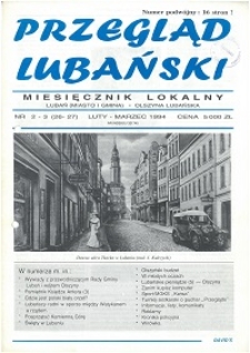Przegląd Lubański, 1994, nr 2-3