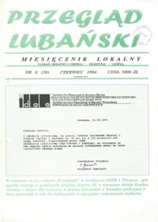 Przegląd Lubański, 1994, nr 6