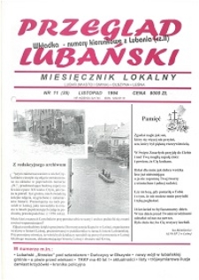 Przegląd Lubański, 1994, nr 11