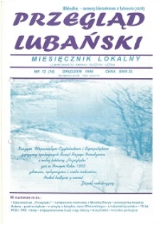 Przegląd Lubański, 1994, nr 12