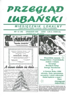 Przegląd Lubański, 1995, nr 12
