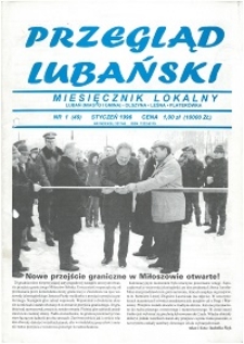 Przegląd Lubański, 1996, nr 1