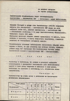 Środowiskowe uwarunkowania pracy instruktorskiej nauczyciela - instruktora ZHP : opracowanie badań ankietowych