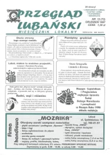 Przegląd Lubański, 1997, nr 12