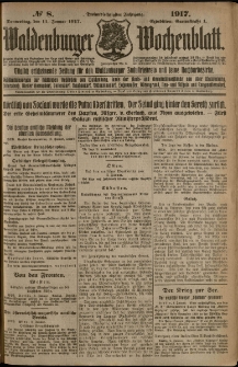 Waldenburger Wochenblatt, Jg. 63, 1917, nr 8