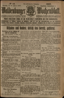 Waldenburger Wochenblatt, Jg. 63, 1917, nr 12