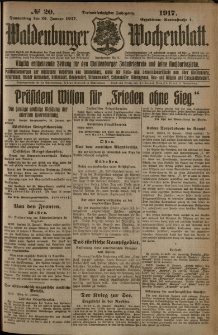Waldenburger Wochenblatt, Jg. 63, 1917, nr 20