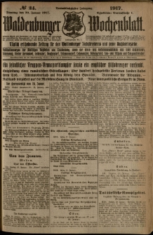 Waldenburger Wochenblatt, Jg. 63, 1917, nr 24