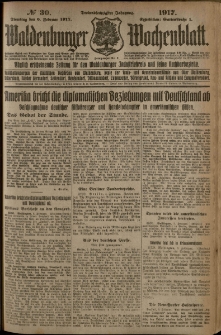 Waldenburger Wochenblatt, Jg. 63, 1917, nr 30