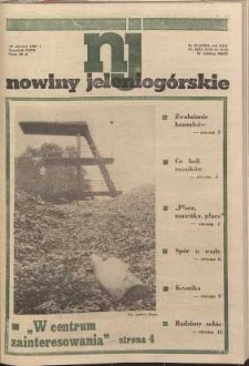 Nowiny Jeleniog&oacute;rskie : tygodnik PZPR, R. 30, 1987, nr 23 (1184!)