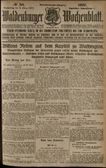 Waldenburger Wochenblatt, Jg. 63, 1917, nr 56