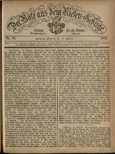 Der Bote aus dem Riesen-Gebirge : Zeitung für alle Stände, R. 64, 1876, nr 39