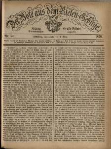 Der Bote aus dem Riesen-Gebirge : Zeitung für alle Stände, R. 64, 1876, nr 54