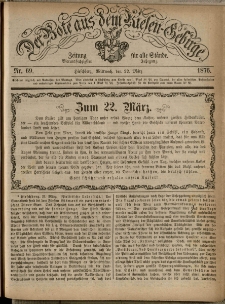 Der Bote aus dem Riesen-Gebirge : Zeitung für alle Stände, R. 64, 1876, nr 69