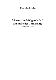Meffersdorf-Wigandsthalam Fusse der Tafelfichte [Dokument elektroniczny]