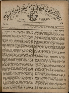 Der Bote aus dem Riesen-Gebirge : Zeitung für alle Stände, R. 64, 1876, nr 80
