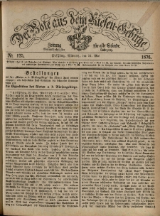Der Bote aus dem Riesen-Gebirge : Zeitung für alle Stände, R. 64, 1876, nr 125