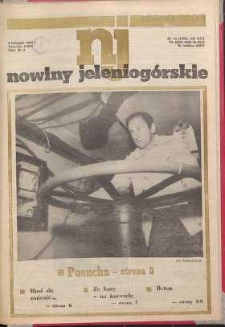 Nowiny Jeleniogórskie : tygodnik PZPR, R. 30, 1987, nr 44 (1205!)