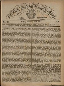 Der Bote aus dem Riesen-Gebirge : Zeitung für alle Stände, R. 64, 1876, nr 131
