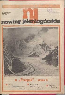 Nowiny Jeleniogórskie : tygodnik PZPR, R. 30, 1987, nr 47 (1208!)