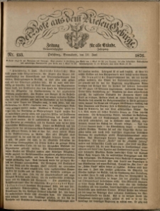 Der Bote aus dem Riesen-Gebirge : Zeitung für alle Stände, R. 64, 1876, nr 133