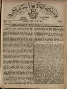 Der Bote aus dem Riesen-Gebirge : Zeitung für alle Stände, R. 64, 1876, nr 144
