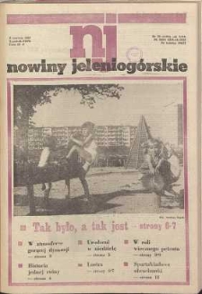 Nowiny Jeleniogórskie : tygodnik PZPR, R. 30, 1987, nr 22 (1188)