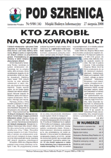 Pod Szrenicą : miejski biuletyn informacyjny, 2008, nr 9 (16) [Dokument elektroniczny]