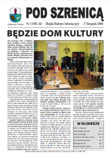 Pod Szrenicą : miejski biuletyn informacyjny, 2008, nr 13 (20) [Dokument elektroniczny]