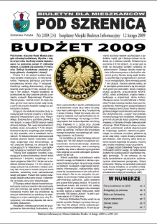Pod Szrenicą : miejski biuletyn informacyjny : biuletyn dla mieszkańców, 2009, nr 2 (24) [Dokument elektroniczny]