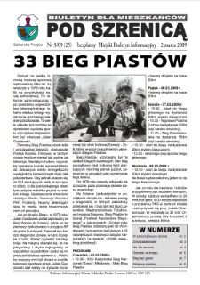 Pod Szrenicą : miejski biuletyn informacyjny : biuletyn dla mieszkańców, 2009, nr 3 (25) [Dokument elektroniczny]