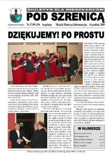 Pod Szrenicą : miejski biuletyn informacyjny : biuletyn dla mieszkańc&oacute;w, 2009, nr 17 (39) [Dokument elektroniczny]