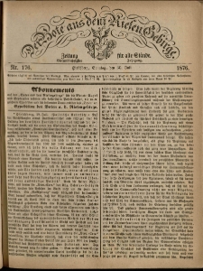 Der Bote aus dem Riesen-Gebirge : Zeitung für alle Stände, R. 64, 1876, nr 176