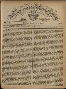Der Bote aus dem Riesen-Gebirge : Zeitung für alle Stände, R. 64, 1876, nr 178