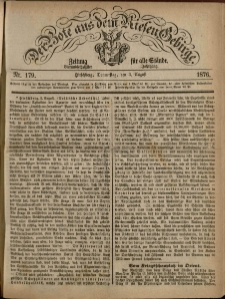 Der Bote aus dem Riesen-Gebirge : Zeitung für alle Stände, R. 64, 1876, nr 179