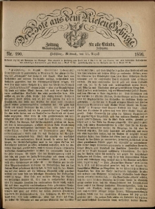 Der Bote aus dem Riesen-Gebirge : Zeitung für alle Stände, R. 64, 1876, nr 190