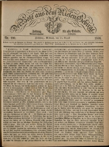 Der Bote aus dem Riesen-Gebirge : Zeitung für alle Stände, R. 64, 1876, nr 190